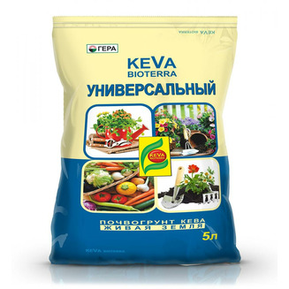 Грунт Универсальный с биогумусом KEVA BIOTERRA 5 л